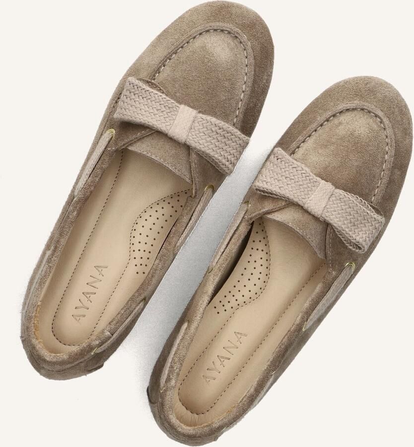 AYANA Mocassins Dames Ay3000 Maat: 37 Materiaal: Suède Kleur: Taupe