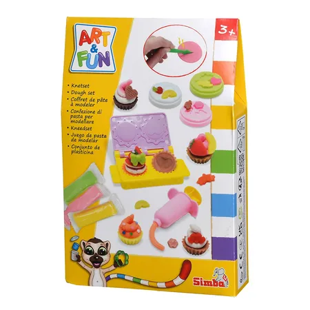 Simba Art & Fun kleines Knetset, 1 Set, 3-fach sortiert