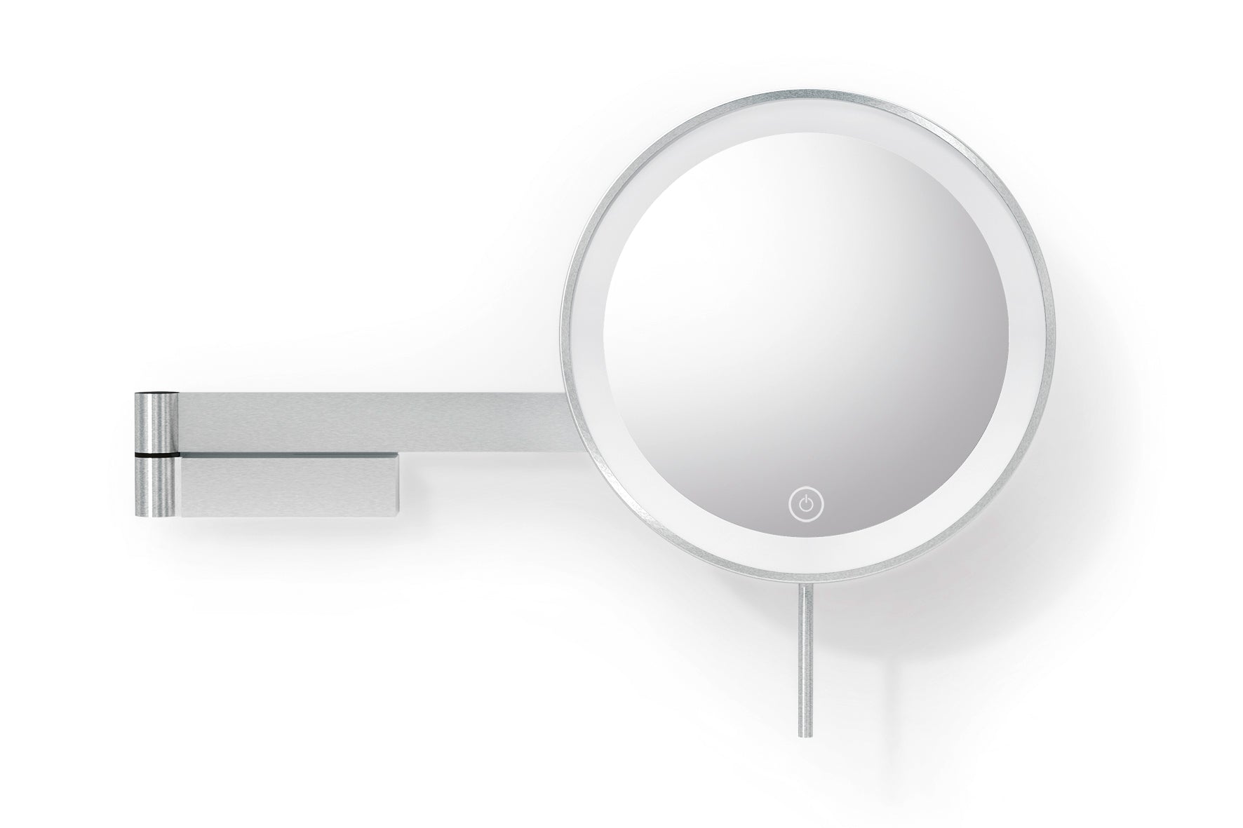 Linea Led Make Up Spiegel Wand | Grijs | Staal