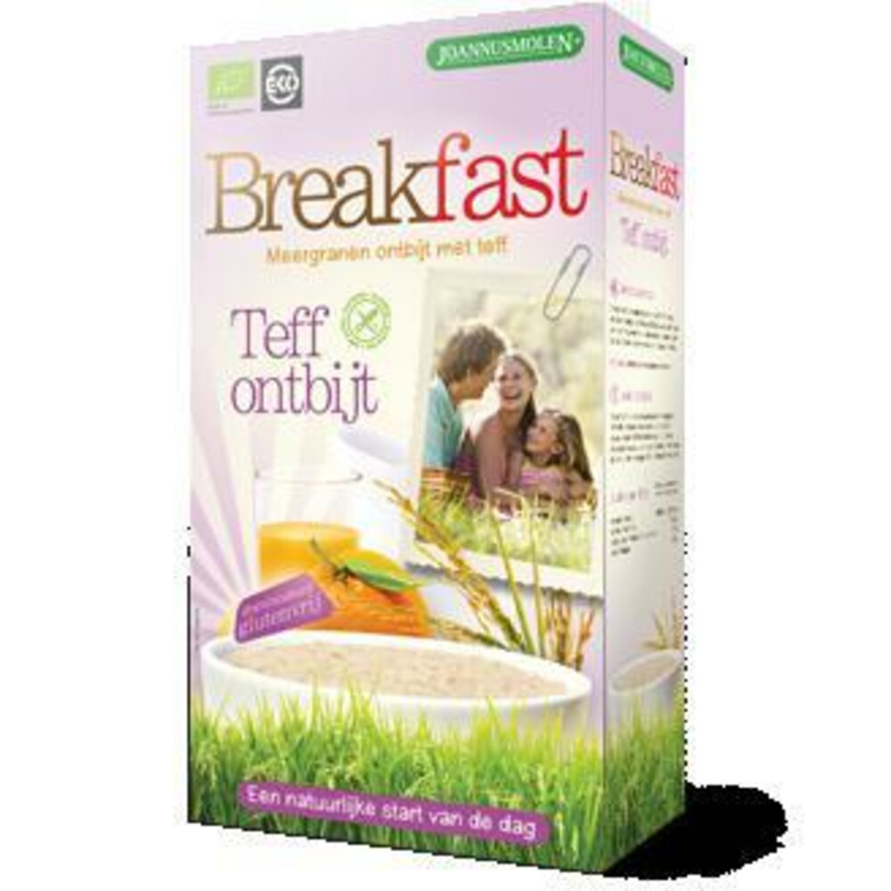 3x Joannusmolen Breakfast Teff Eko 300 gr
