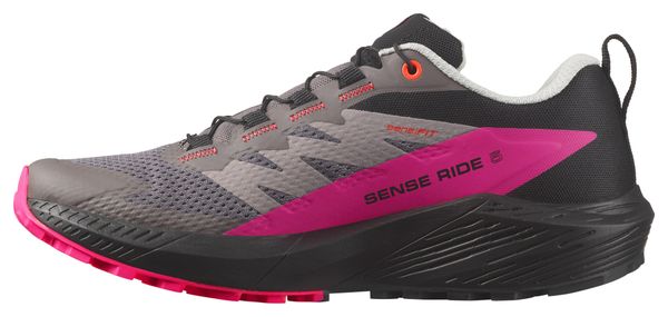 Chaussures de Trail Femme Salomon Sense Ride 5 Gris/Rose