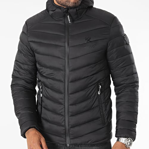 Doudoune Capuche Noir