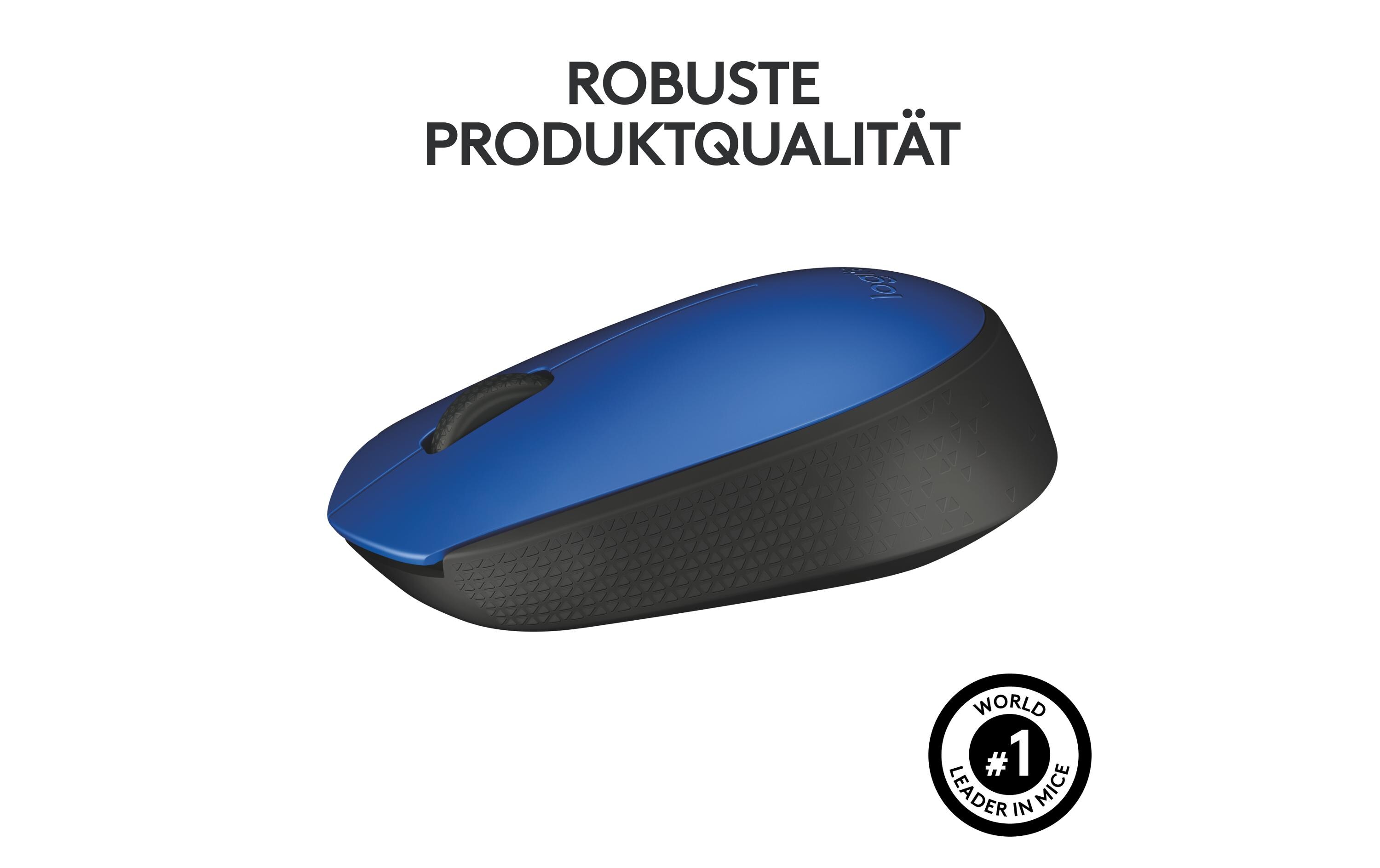 Mobile Maus M171 , kabellosKleine Wireless-Maus für Links- & Rechtshänder mit bis zu 12 Monaten Batterielaufzeit