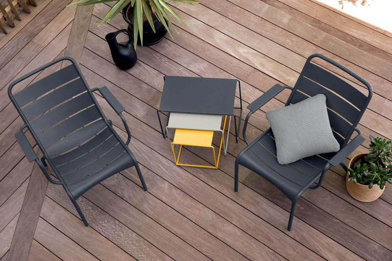 Fermob Luxembourg lounge fauteuil met armleuning Cactus