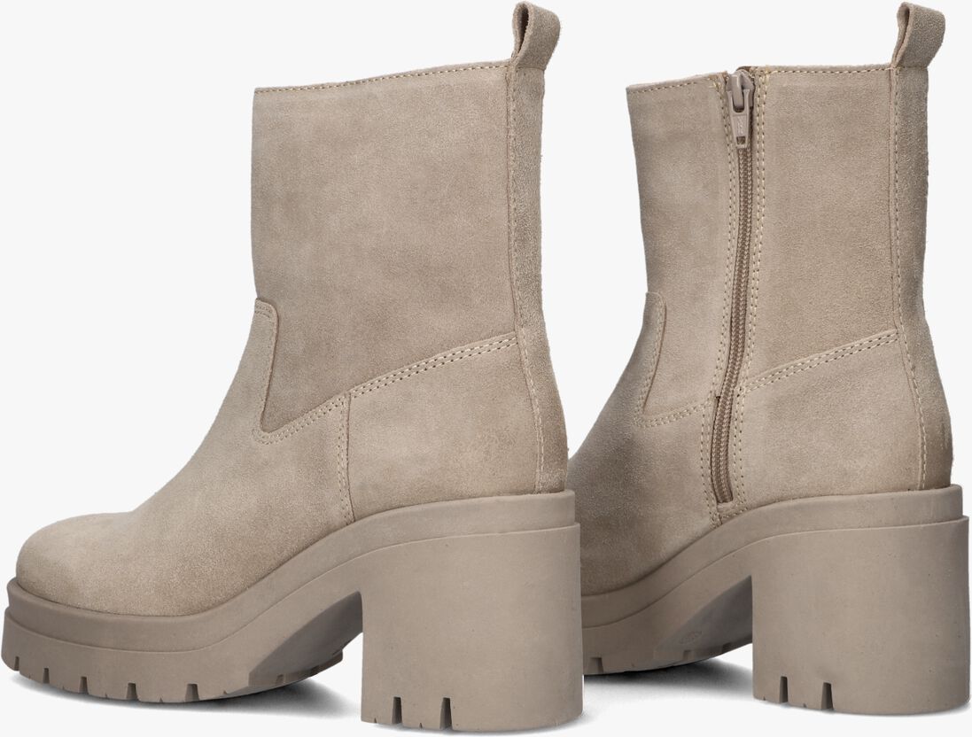 beige lina locchi enkellaarsjes l1201