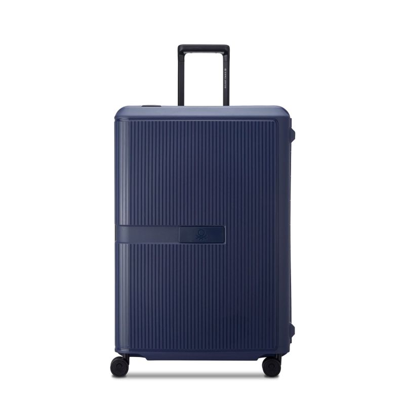 Valise rigide Color Block hard 77cm Bleu