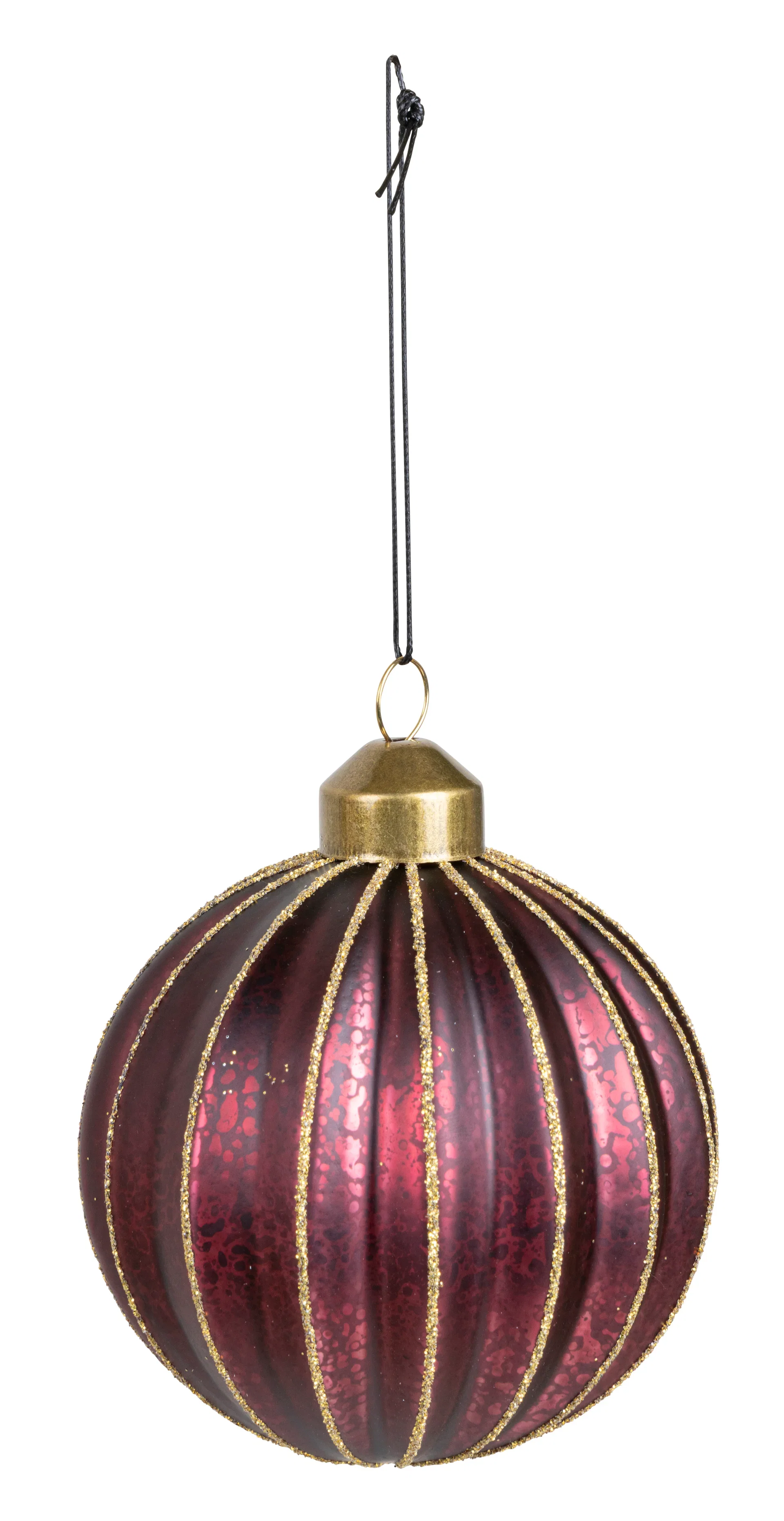 Julekule Twinkle Bredde 8 cm