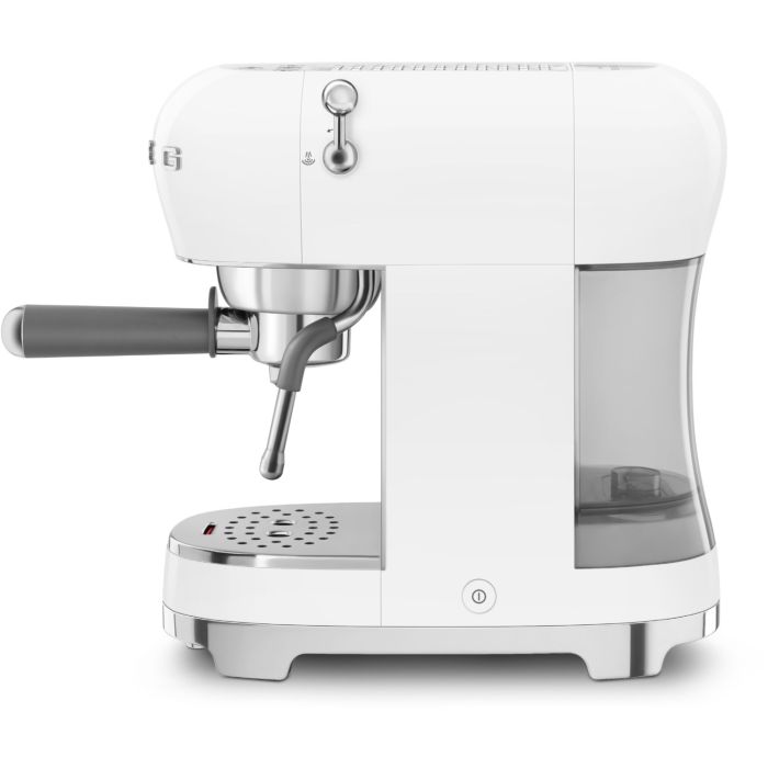 SMEG Espresso-Kaffeemaschine 50's Style ECF02WHEU Weiß