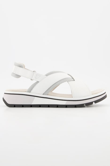 Caprice Sandalen, gekreuzte Riemen, Weite H