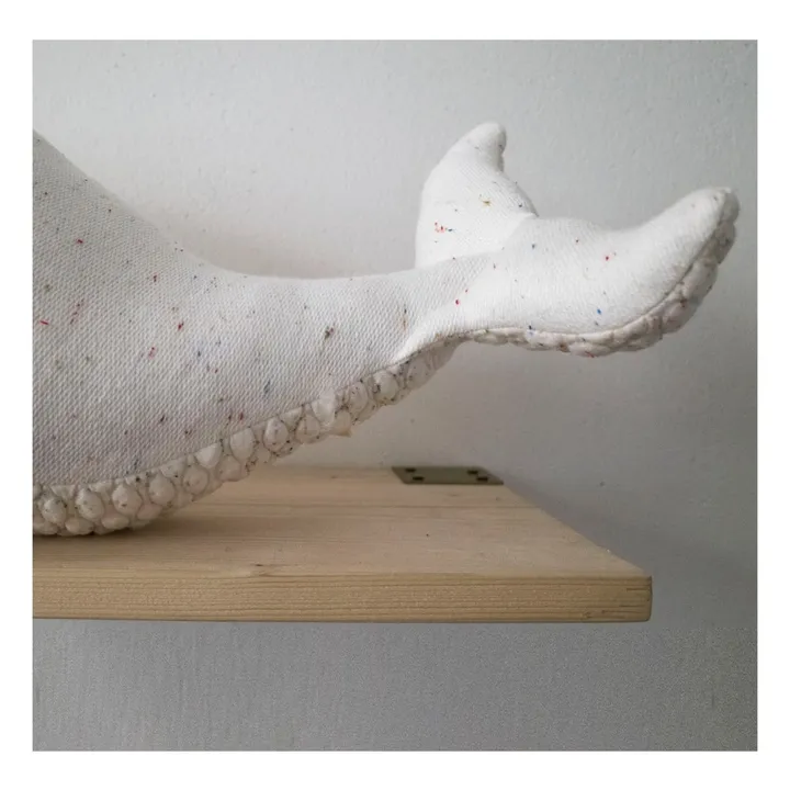 Bigstuffed Peluche géante beluga Albino 55 cm | Blanc