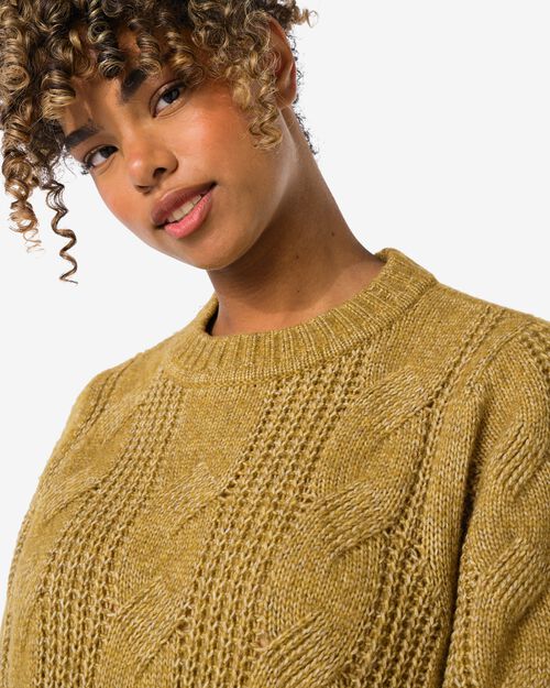 haut en maille Foxi pour femmes vert