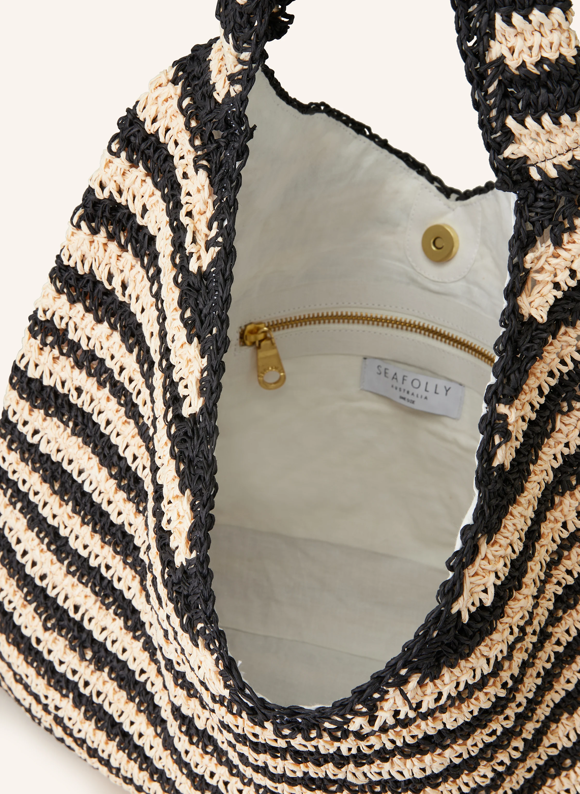 SEAFOLLY Strandtasche RAFFIA STRIPE