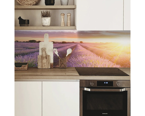 Keukenachterwand mySpotti Profix Provence lavendelveld 100 x 60 cm PX-10060-1889-HB