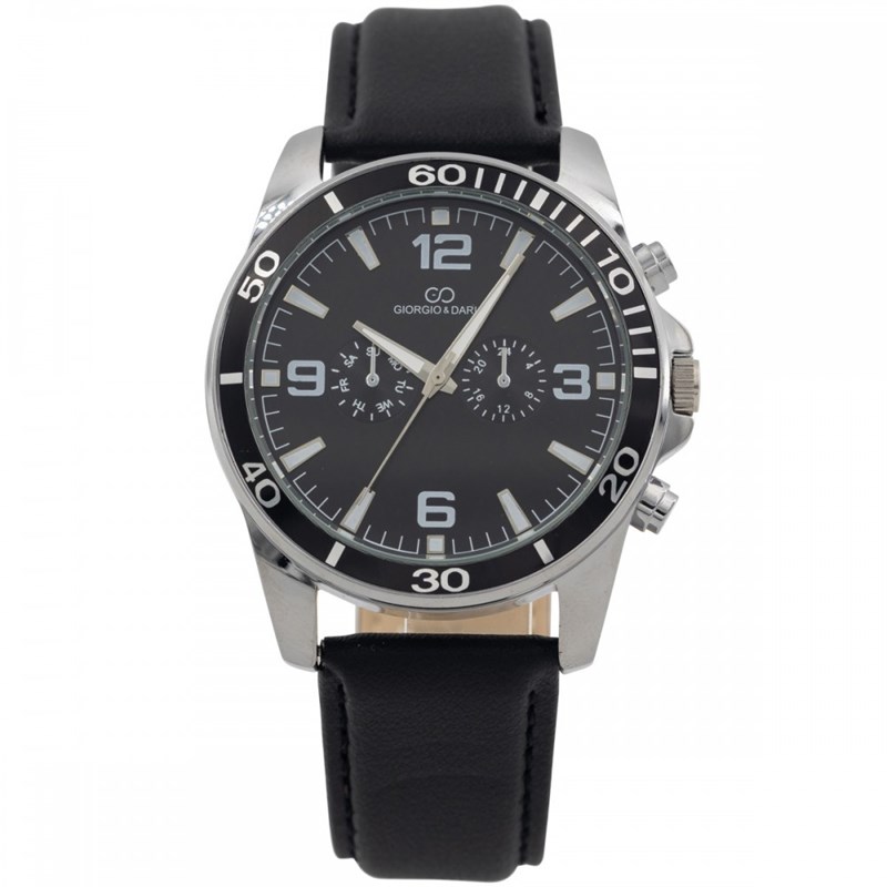 Magnifique Montre Homme Noir GIORGIO