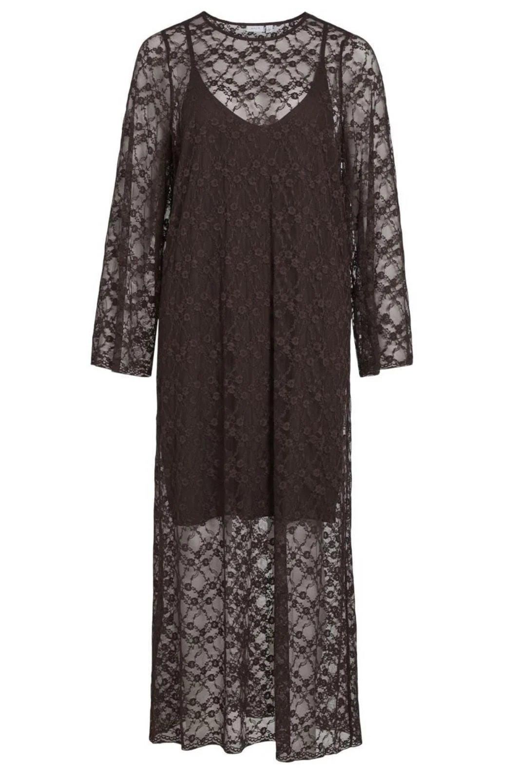Vila Vilornas L/S O-Neck Midi Dress