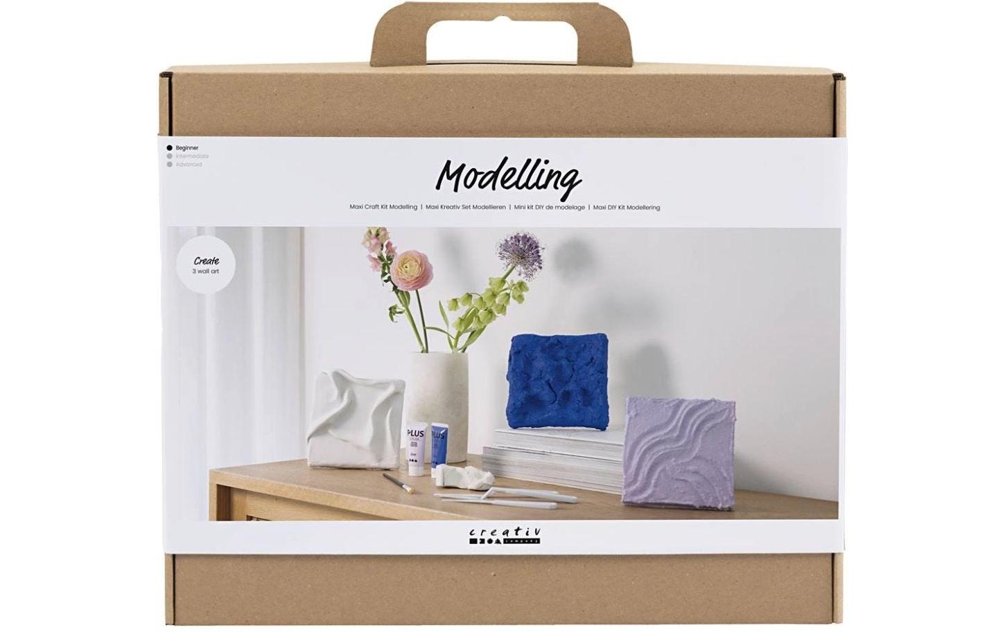 Modellier-Set Wandschmuck Blau/ViolettMaxi Kreativ Set