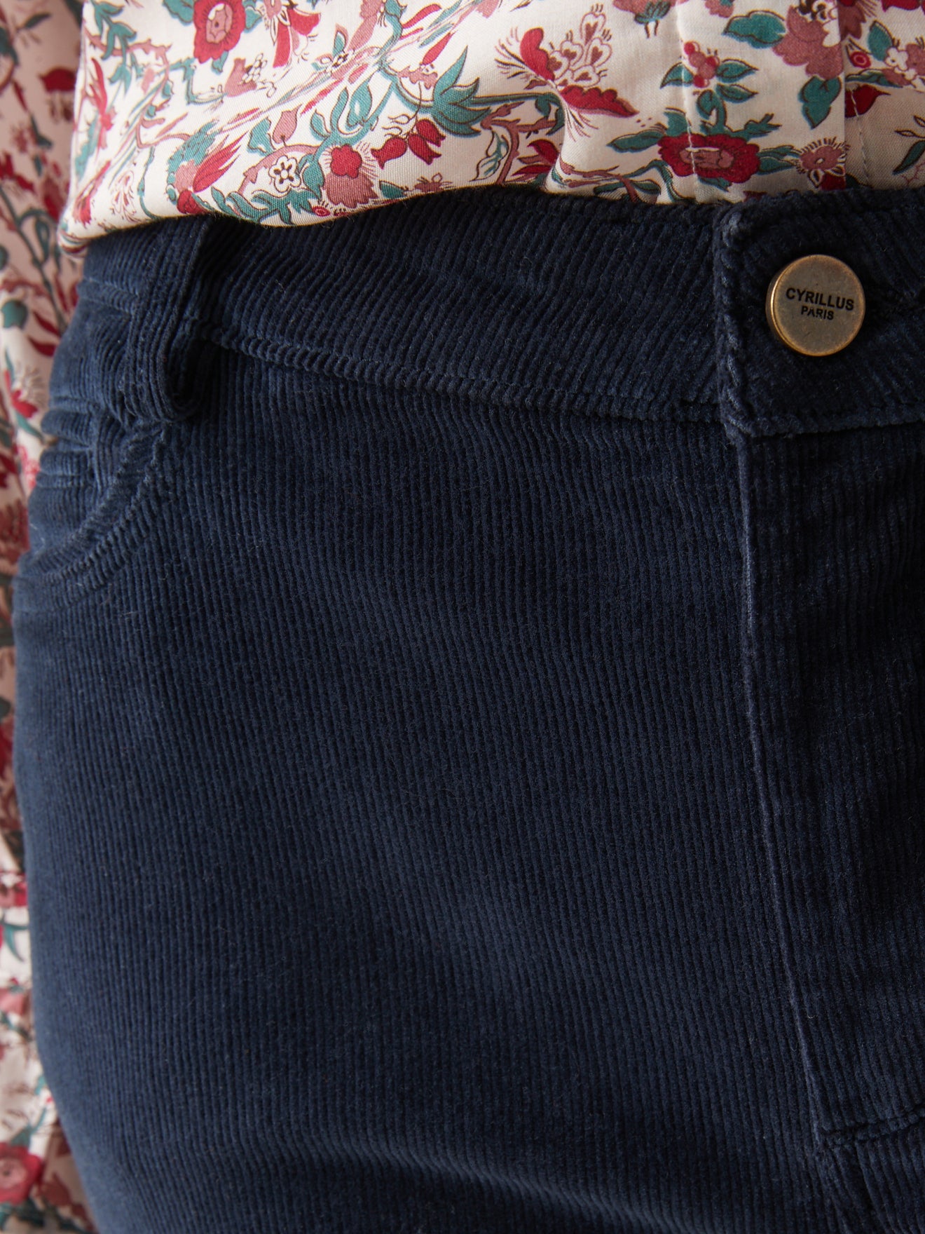 Jean slim velours côtelé femme Mathilde