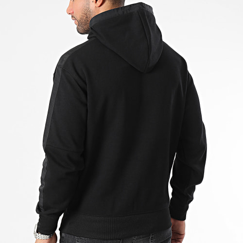 Sweat Capuche Col Zippé Raphi Noir