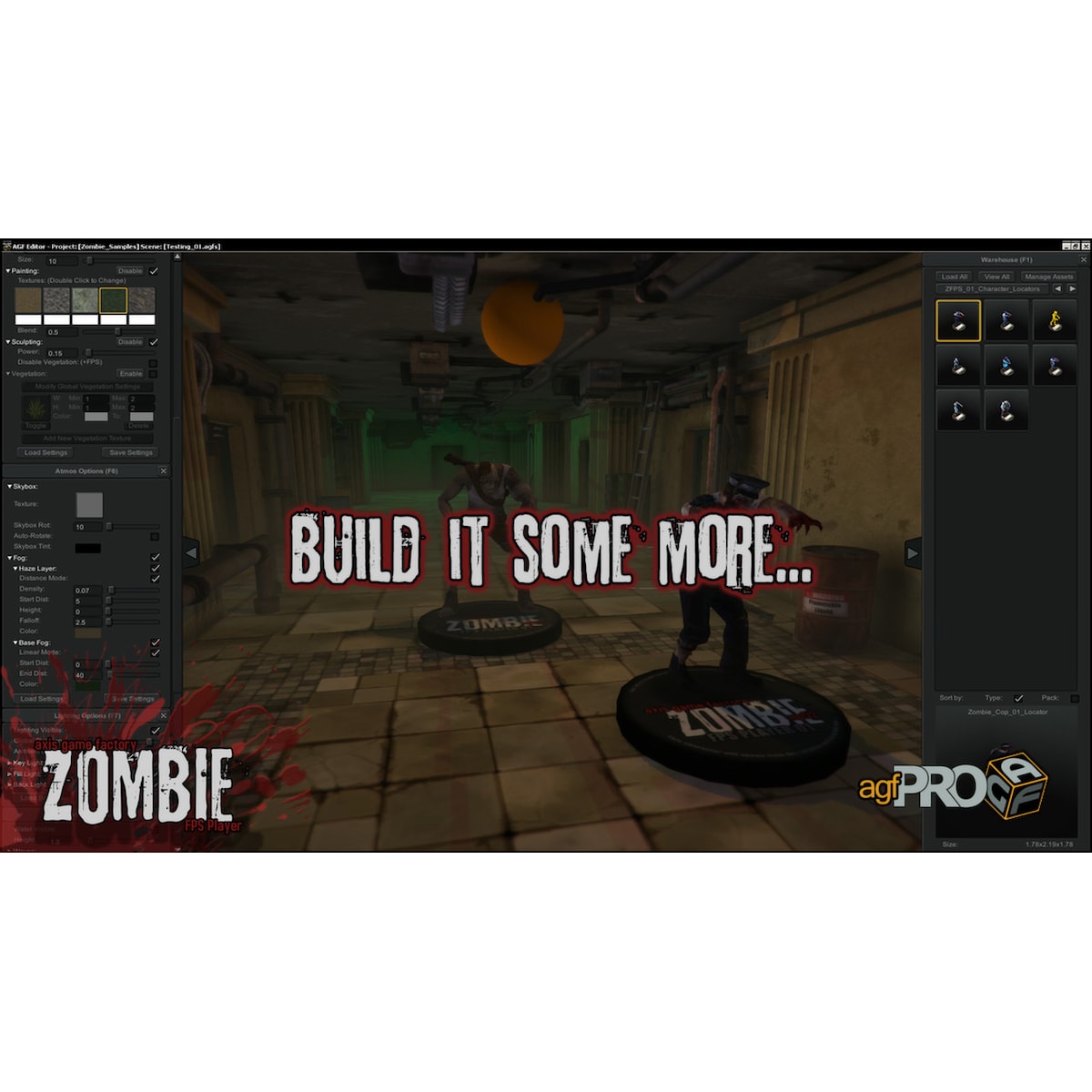 Axis Game Factory s AGFPRO Zombie FPS Player DLC - PC Windows,Mac OSX,