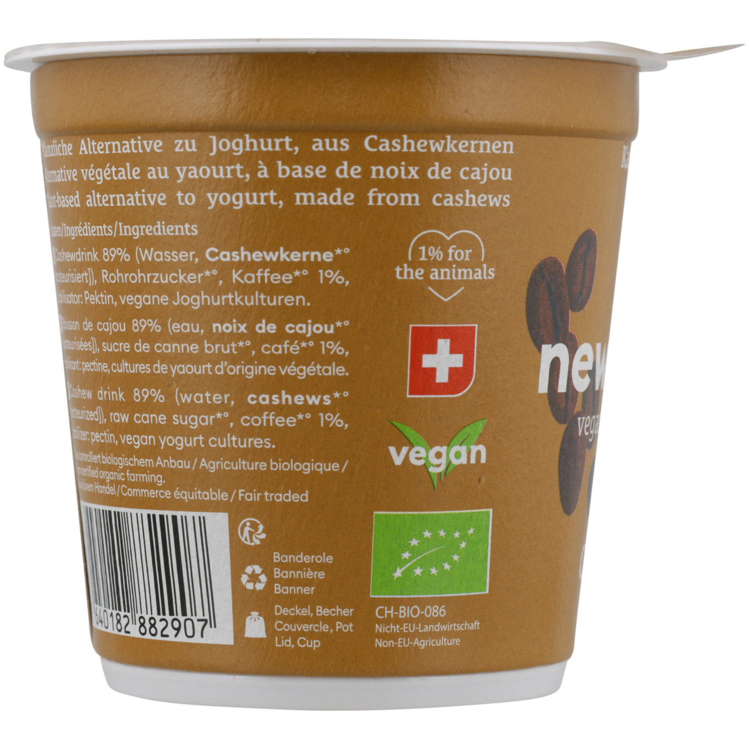 New Roots vegan creamery Kaffeegeschmack