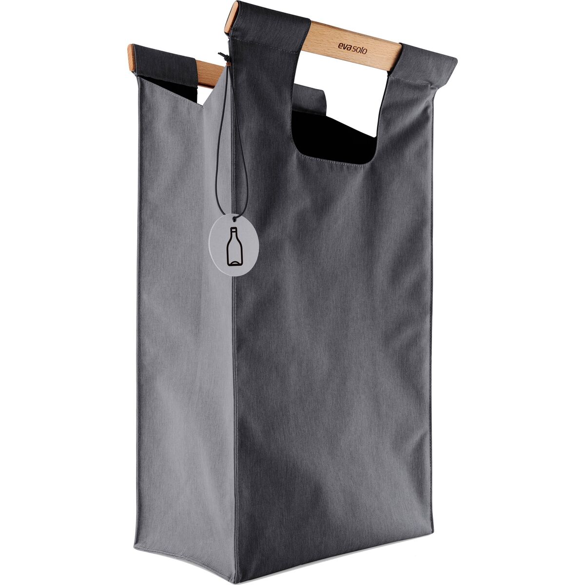 Søppelsorteringspose, 28 liter, mørkegrå