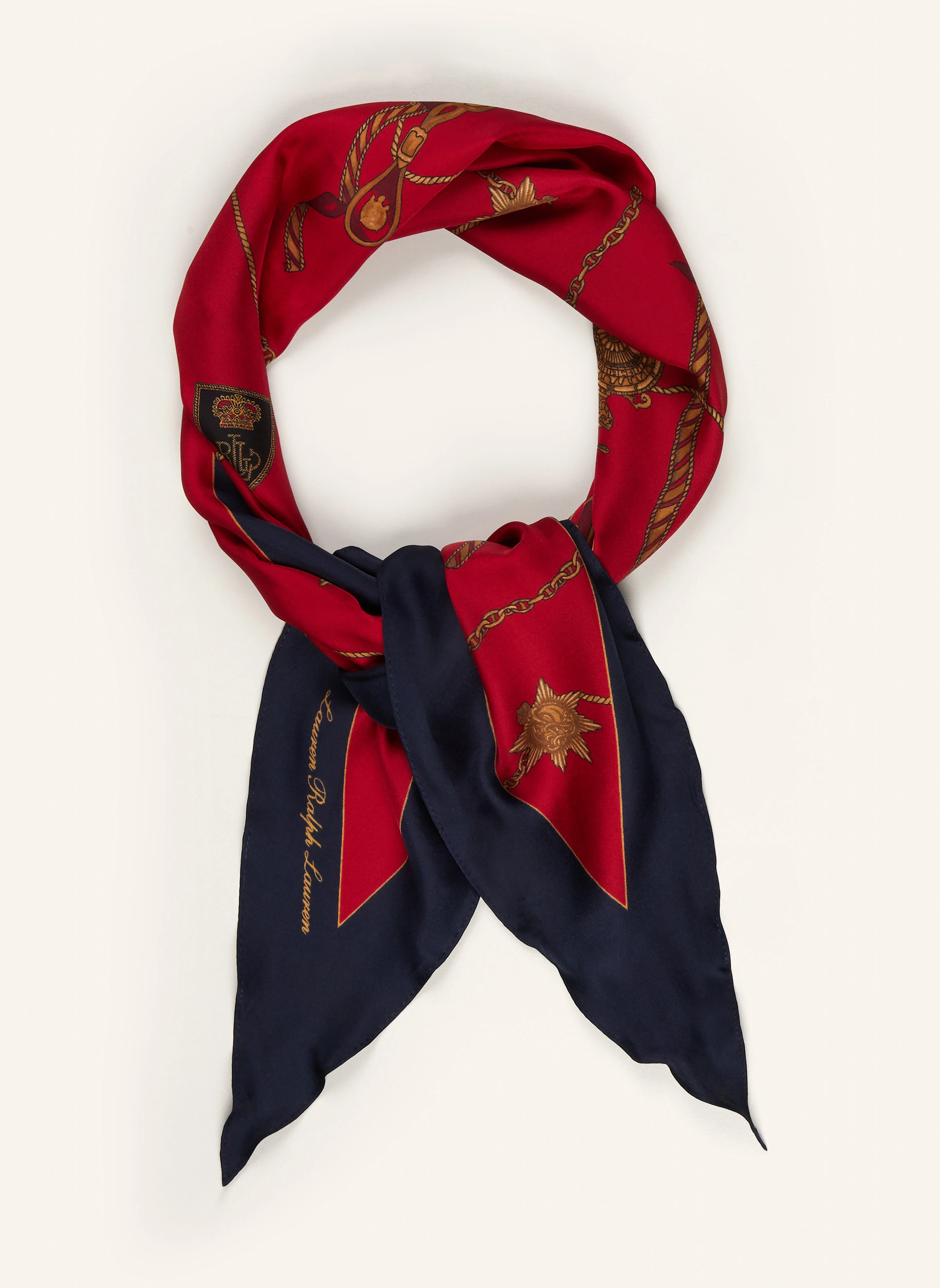 LAUREN RALPH LAUREN Dreieckstuch aus Seide