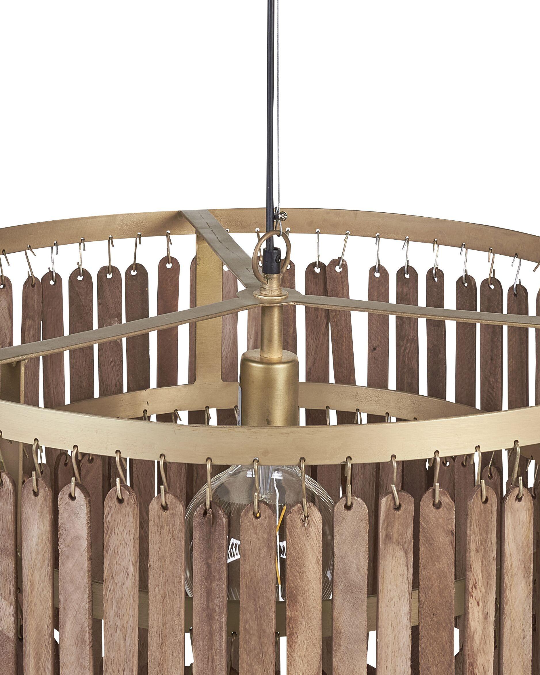 Hanglamp KAVERI Mangohout Bruin