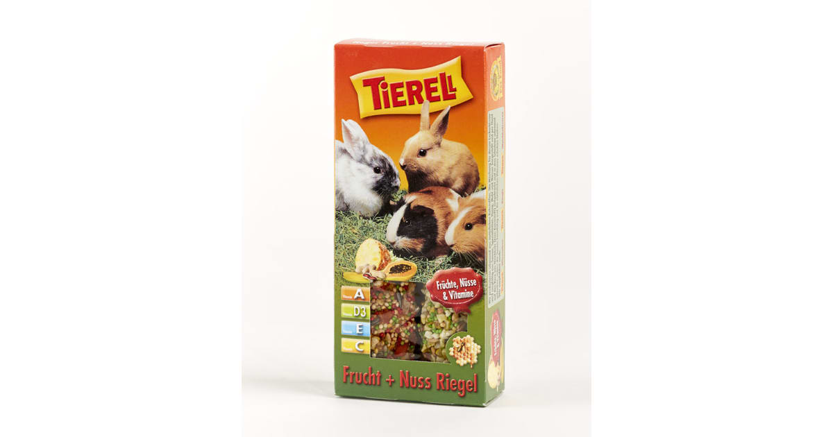 Tierell Nagerkolben Frucht & Nussriegel