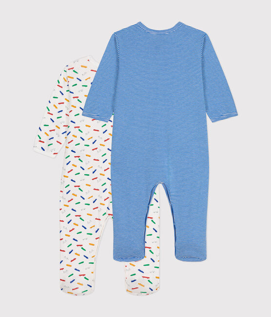 Lot de 2 pyjamas en coton bébé