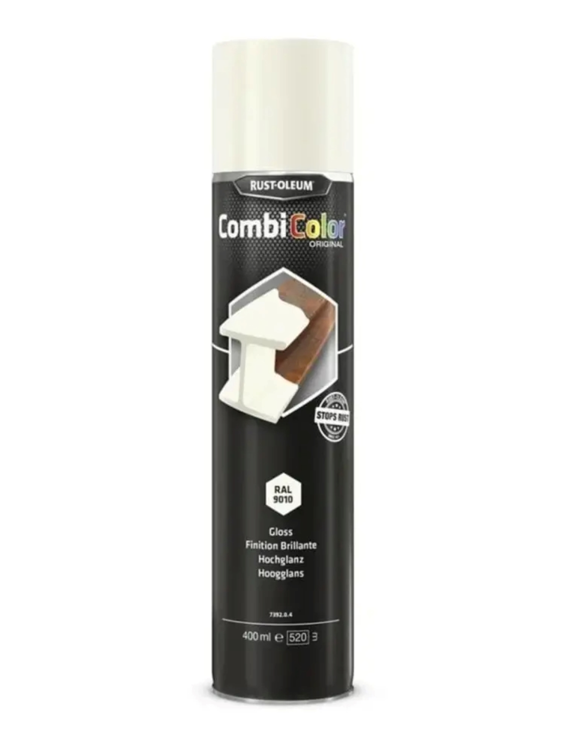 Rust-Oleum Combicolor Spuitbus - wit hoogglans - 0,4L