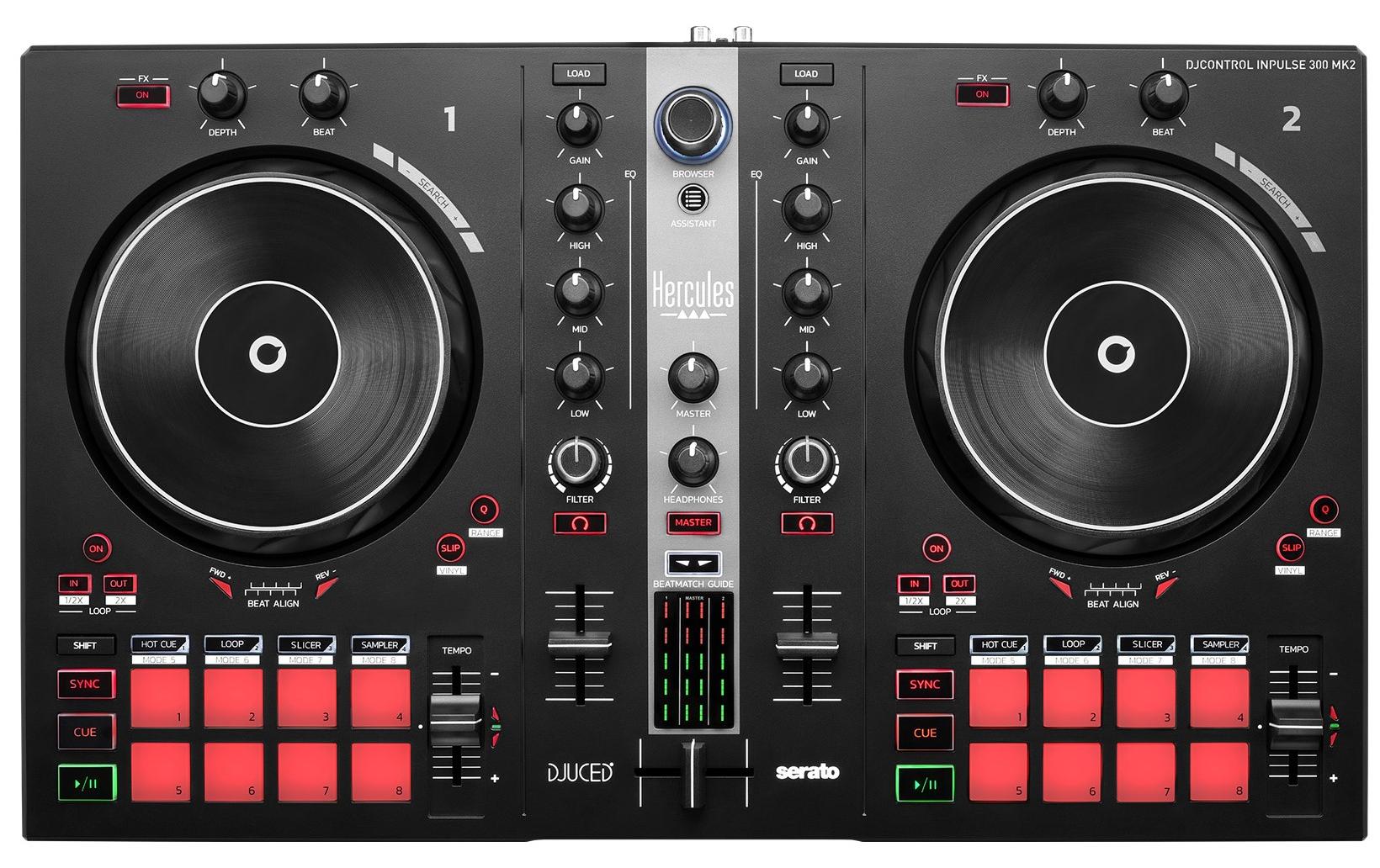 DJ-Controller DJControl Inpulse 300 – MK2<br>DJ-Controller für den einfachen Einstieg ins Mixen