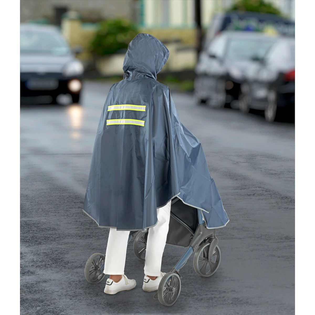 WENKO - Rollator-Regencape   Gratis Aufbewahrungstasche