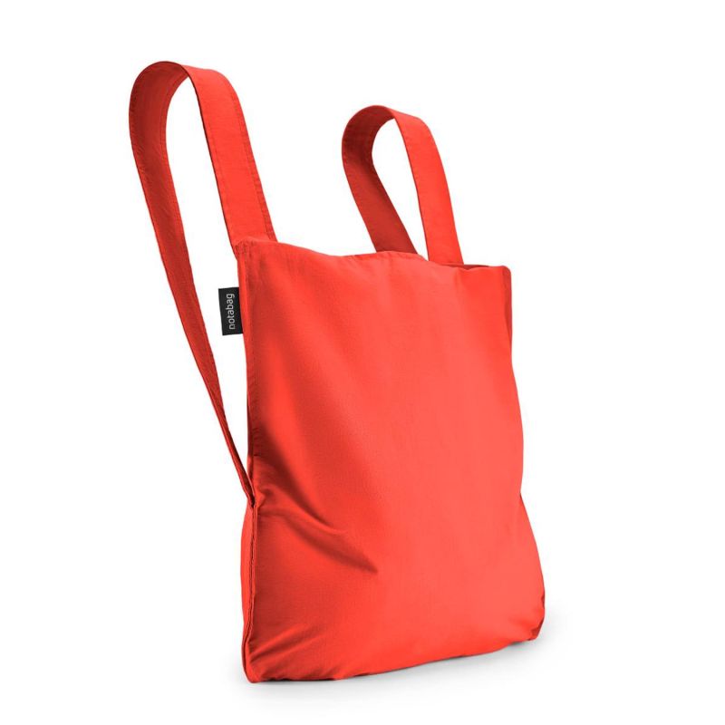 Sac shopping pliable avec pochette 65 cm Red