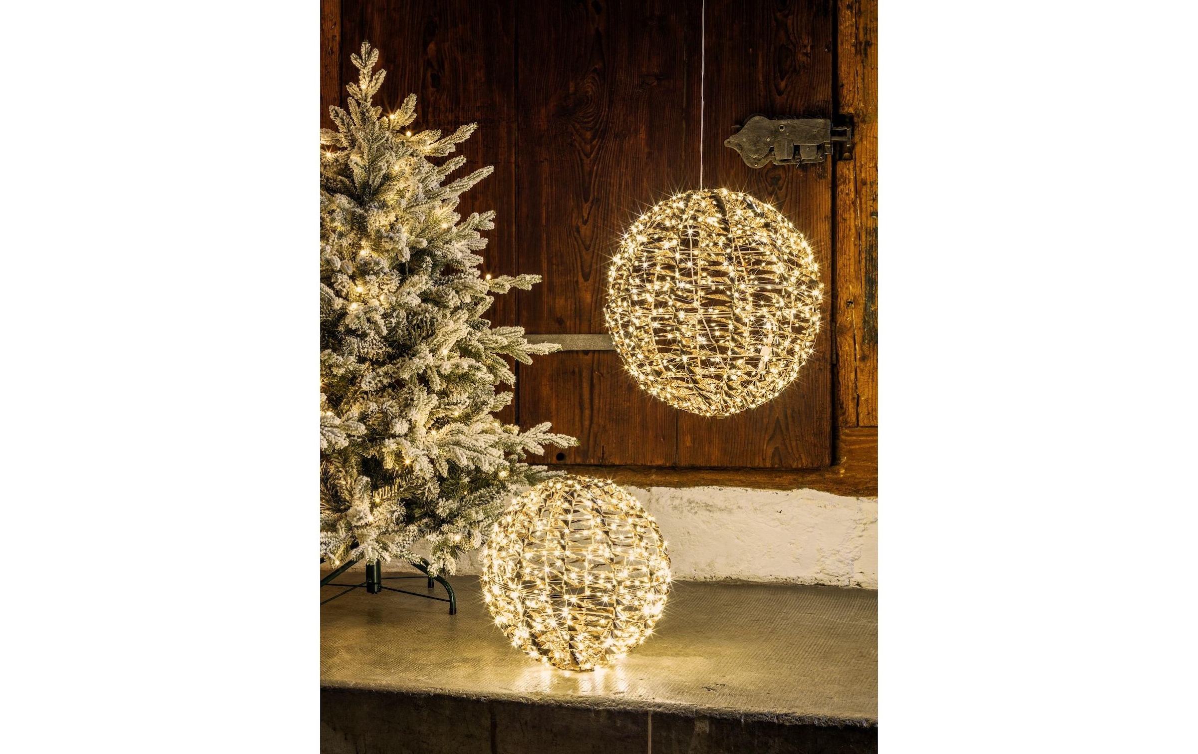 STT LED Dekofigur »ball, 30« Warmweiss