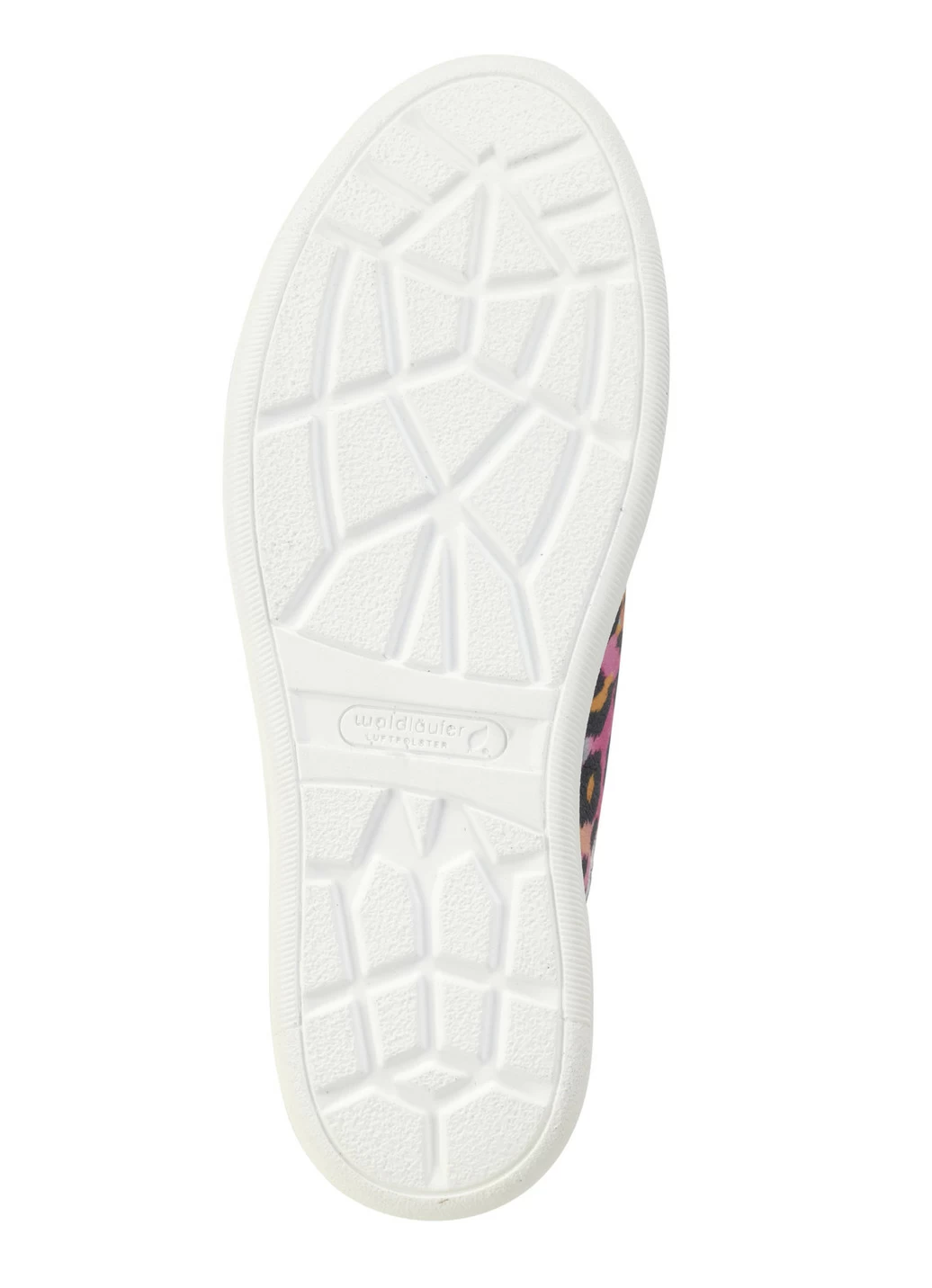 Waldläufer Sneaker mit Streuglitzer und Leo-Druck