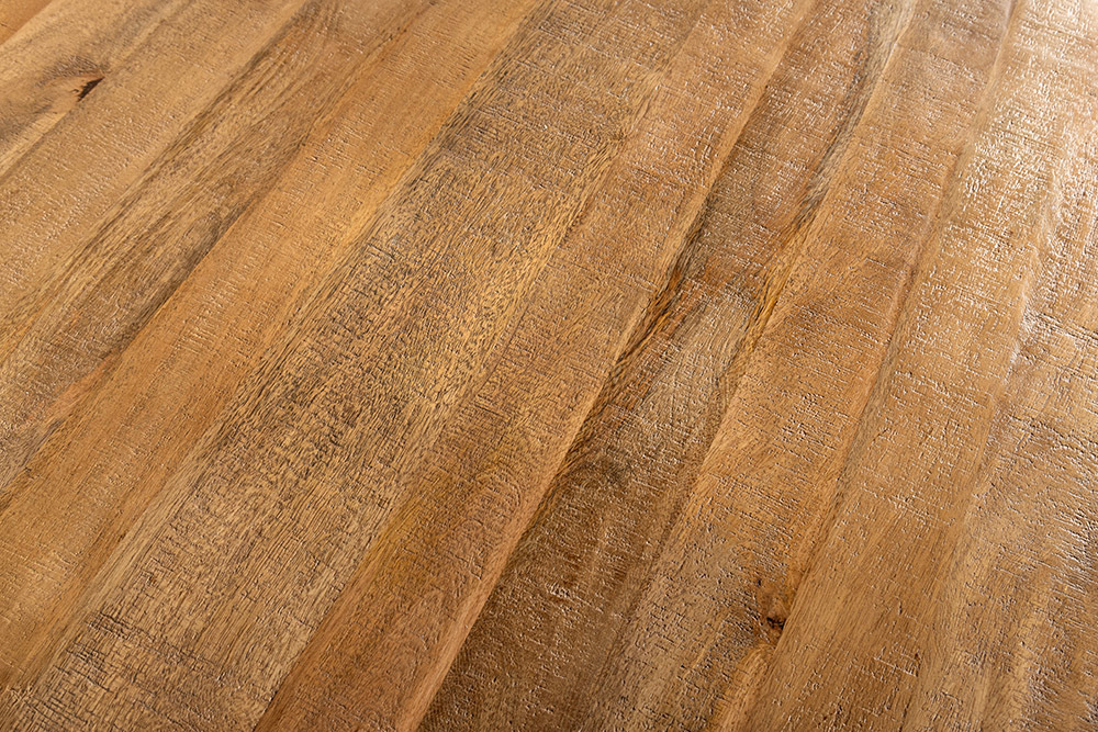 Runder Esstisch ART WOOD 120cm braun massiv Mangoholz