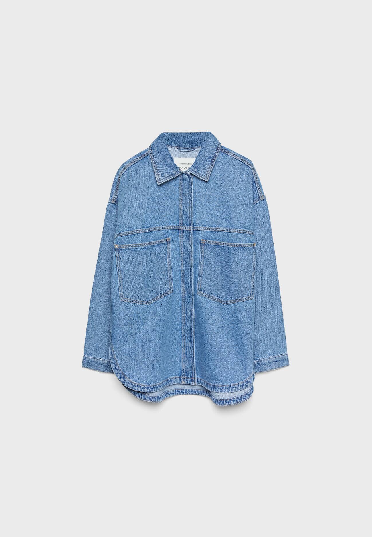 Sobretudo jeans oversized
