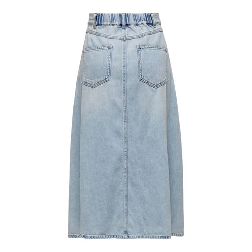 ONLY Mindy Denimnederdel, Light Blue Denim, XS