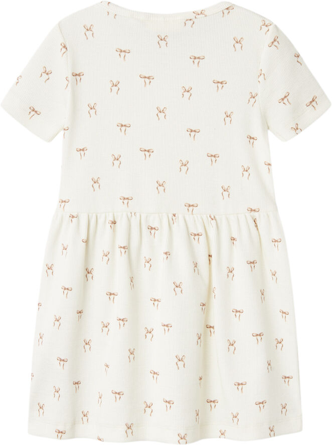 Lil' Atelier NMFGAVO EMI SS DRESS LIL Coconut milk