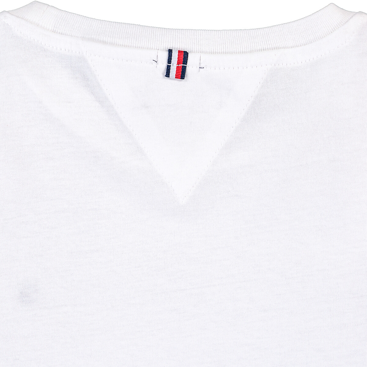 TOMMY HILFIGER<br>Camiseta de gola redonda em algodão orgânico