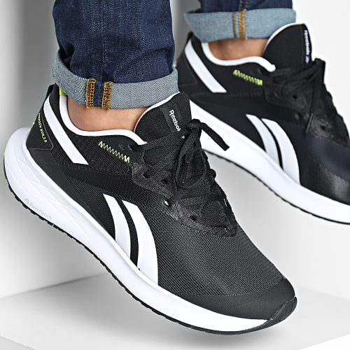 Baskets Energen Run GY1415 Core Black Footwear White Acid Yellow