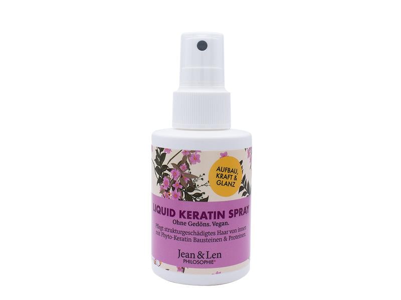 Jean & Len Pflegespray Liquid Keratin 100 ml Natürliche und vegane Haarpflege ohne Silikone und Parabene