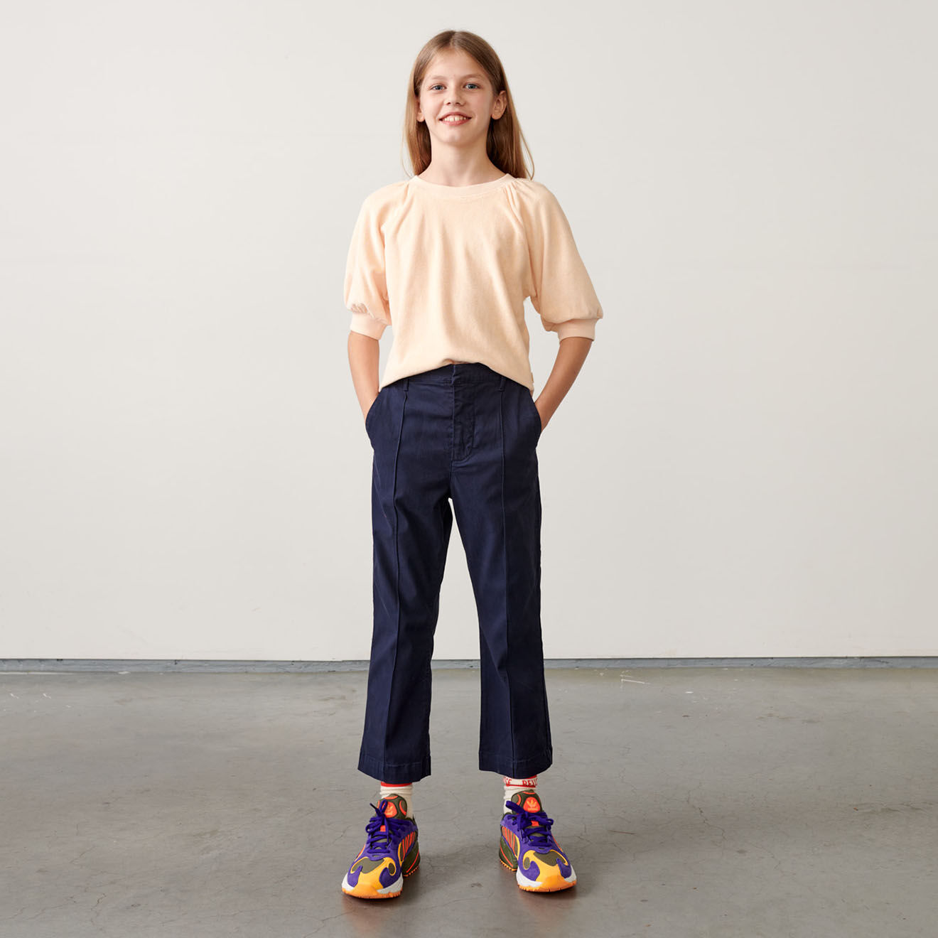 Bellerose Sweat Moni en Coton éponge rose pâle