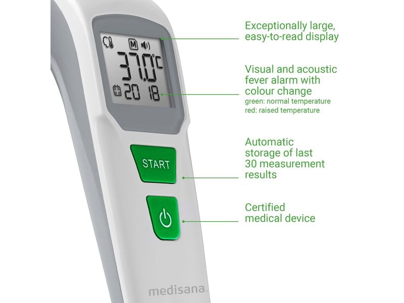 Medisana Infrarot-Fieberthermometer TM760 Infrarot-Fiebermesser