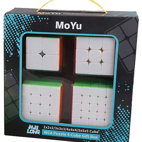 Moyu gaveæske med cubes 4-pak