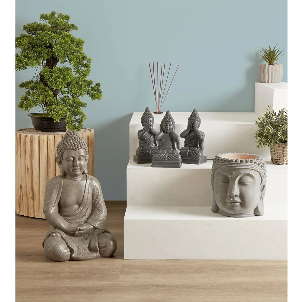 Bouddha assis minéral