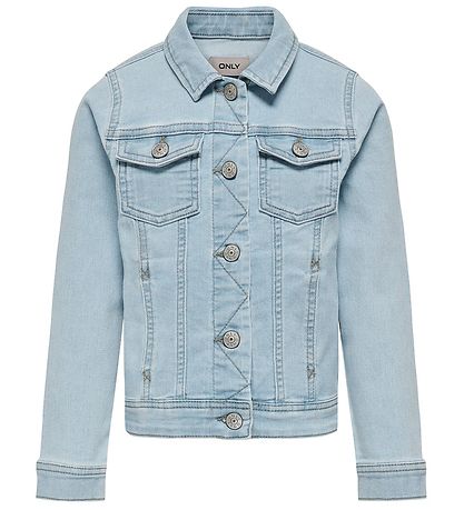 Kids Only Jeansjacke - KogSara - Light Blue Denim
