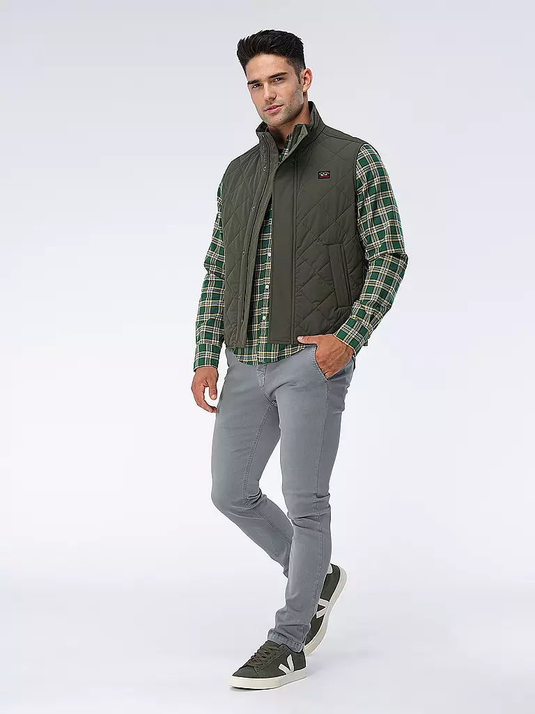 PAUL & SHARK Steppgilet olive