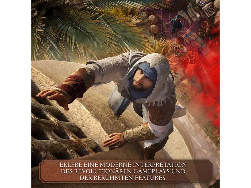 Ubisoft Assassin's Creed Mirage – Deluxe Edition Open-World Action-Adventure Spiel für die PlayStation 4
