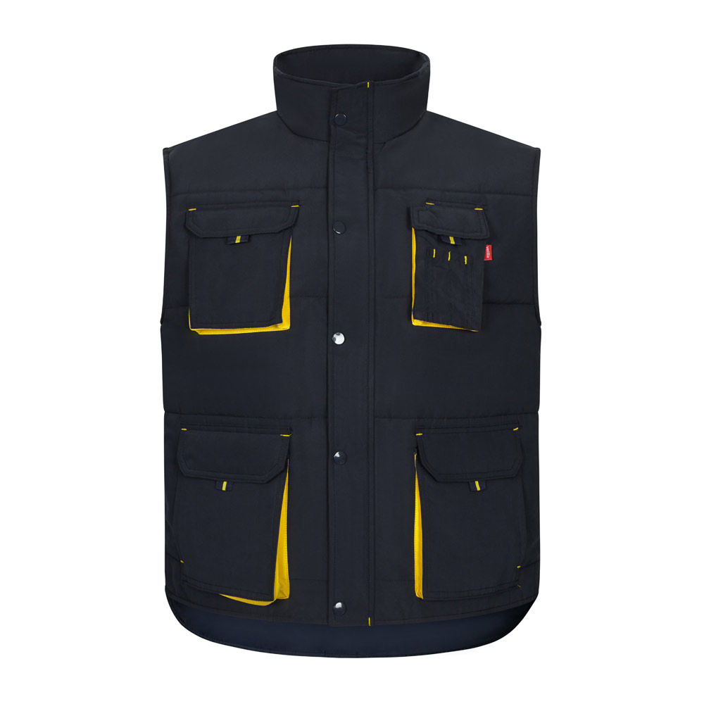 Velilla 36082 - Gilet rembourré, bicolore, multipoches (120g/m²), en polyester (100%)